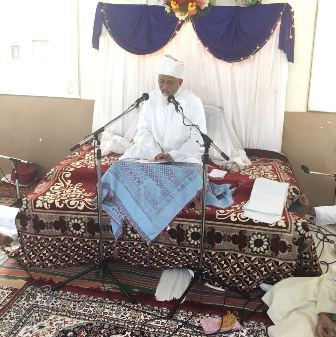 Majlis of Maulaatona Faatemah Zahraa (as) - Mumbai - Aqaa Maulaa Saiyedna Haatim Zakiyuddin saheb (tus) delivering Bayaan